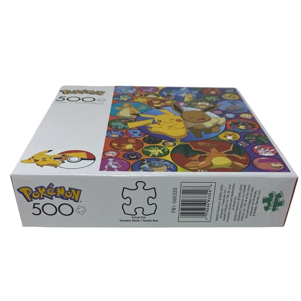 Charizard Eevee Jigsaw Puzzle Pokemon 500 Piece Pikachu Gyarados Buffalo Games